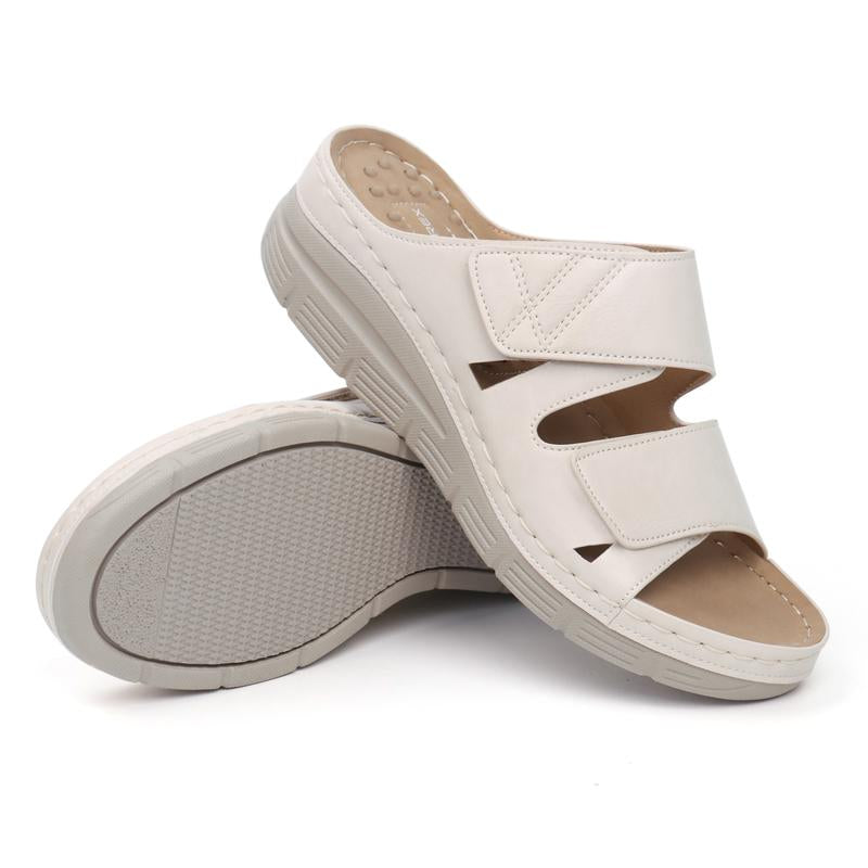 Ortho+Rest Women Arch Support Slides Orthotic Walking Sandals Orthopedic Summer Platform Sandals Girl Black