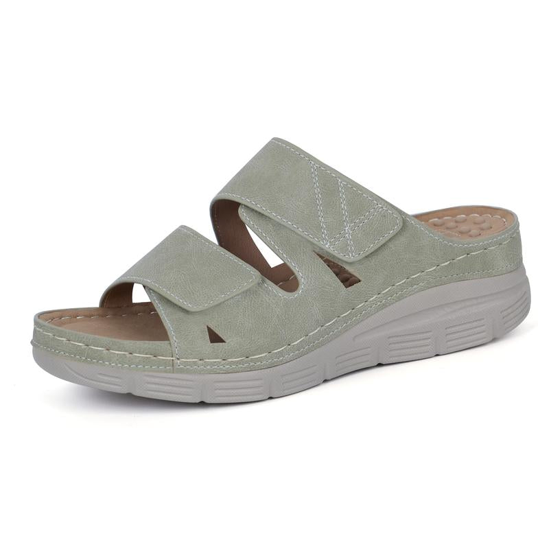 Ortho+Rest Women Arch Support Slides Orthotic Walking Sandals Orthopedic Summer Platform Sandals Girl Black