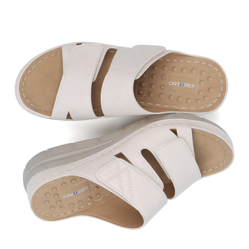 Ortho+Rest Women Arch Support Slides Orthotic Walking Sandals Orthopedic Summer Platform Sandals Girl Black
