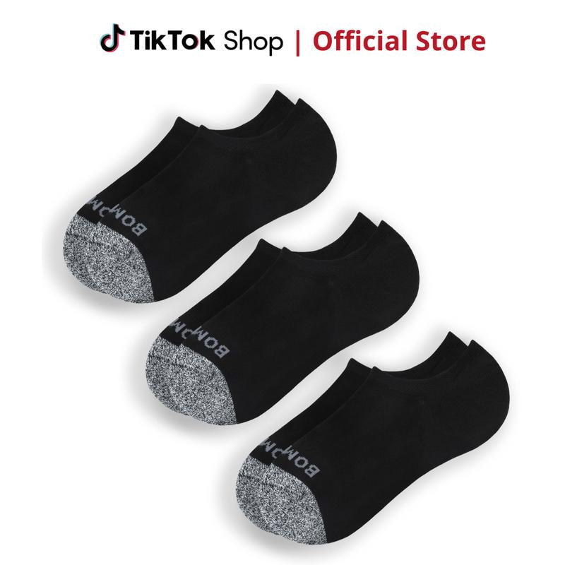 3 Pairs Bombas Women'S Ankle Socks | Women'S Tri-Block Ankle Socks | BB Socks for Men