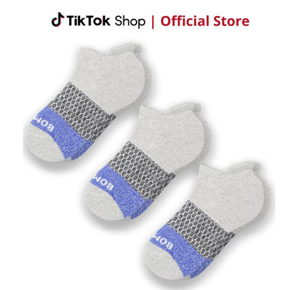3 Pairs Bombas Women'S Ankle Socks | Women'S Tri-Block Ankle Socks | BB Socks for Men