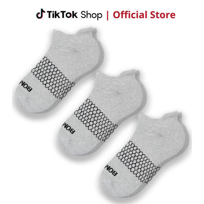 3 Pairs Bombas Women'S Ankle Socks | Women'S Tri-Block Ankle Socks | BB Socks for Men