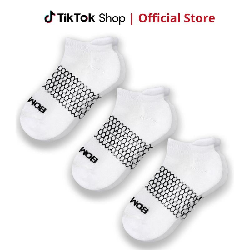 3 Pairs Bombas Women'S Ankle Socks | Women'S Tri-Block Ankle Socks | BB Socks for Men